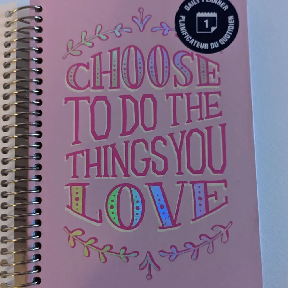 NWT Undated Recollections 'Choose Things You Love' Daily Planner Michael's 2026